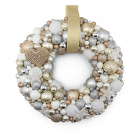 Medium Christmas Wreath - Golden Christmas