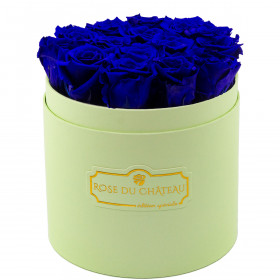 Eternity Blue Roses & Mint Flowerbox